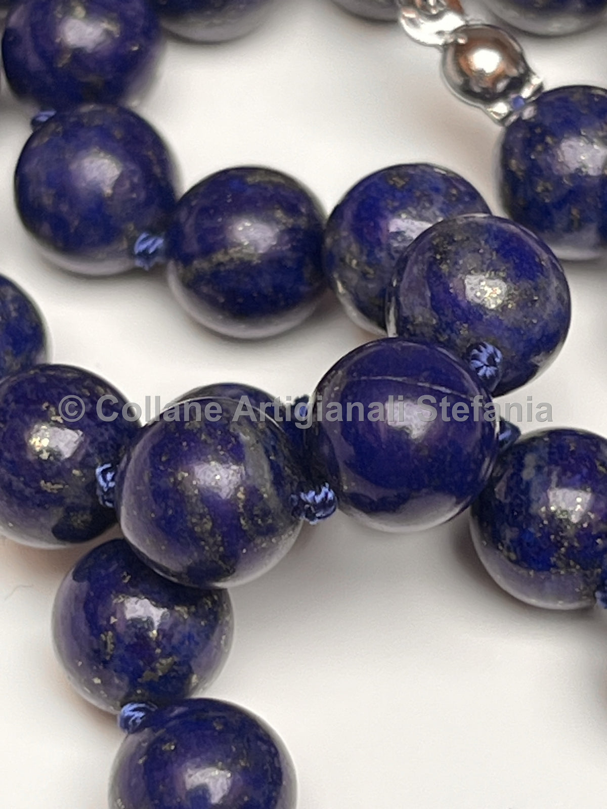 Collana con pietre dure di eccellente qualità di Lapislazzuli