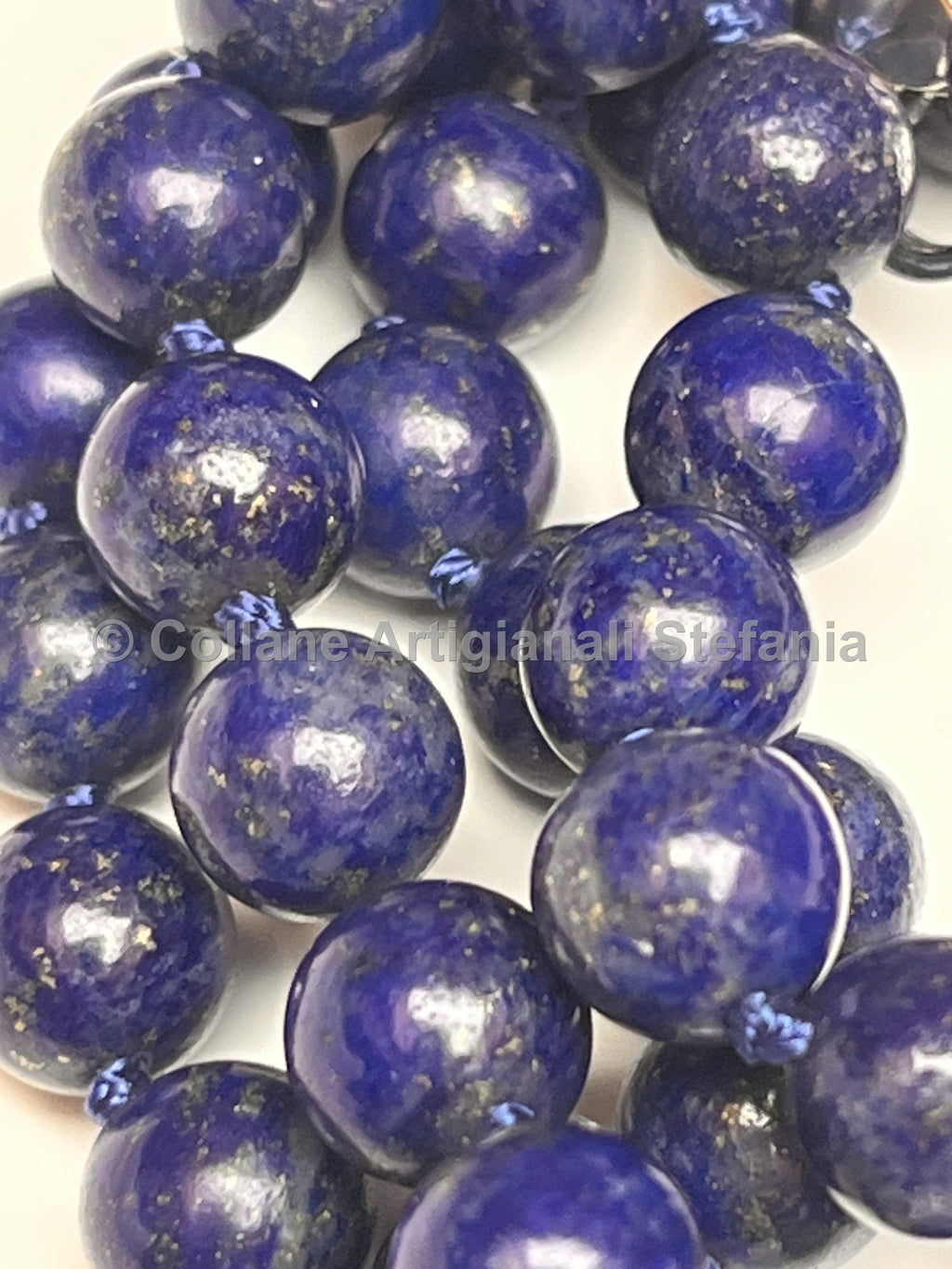 Collana con pietre dure di eccellente qualità di Lapislazzuli