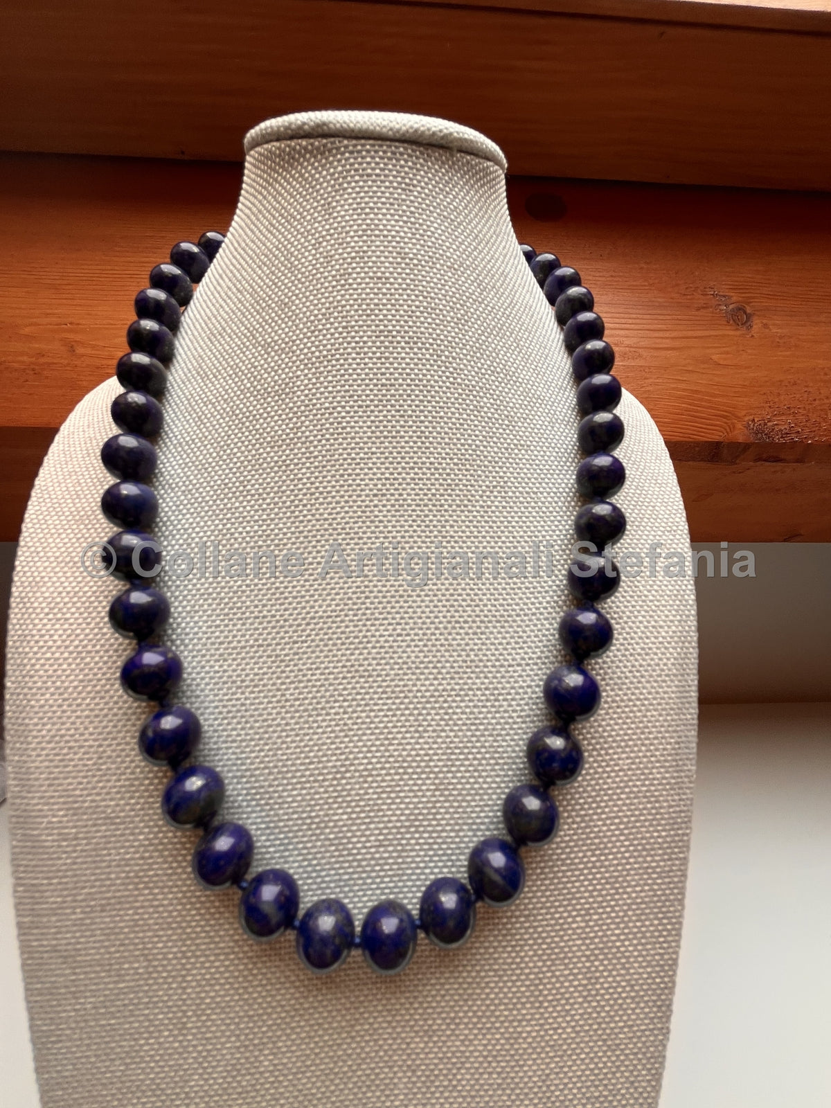 Collana con pietre dure di eccellente qualità di Lapislazzuli