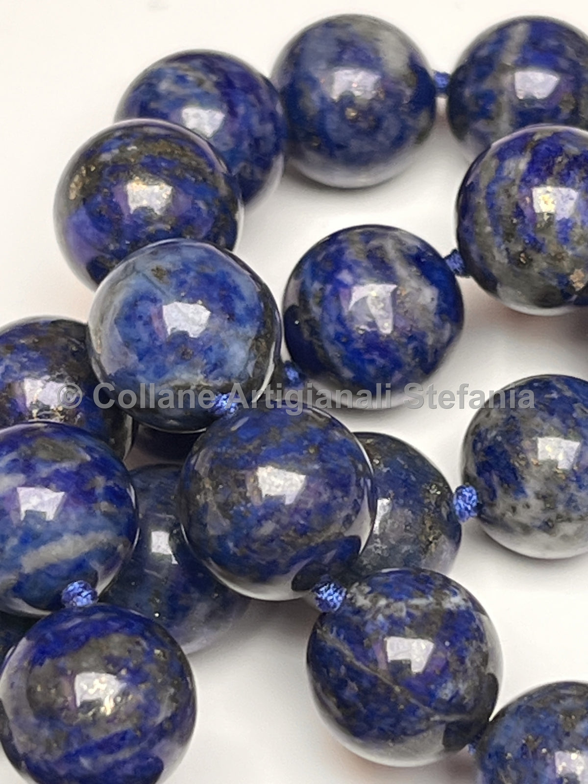 Collana con pietre dure di alta qualità di Lapislazzuli