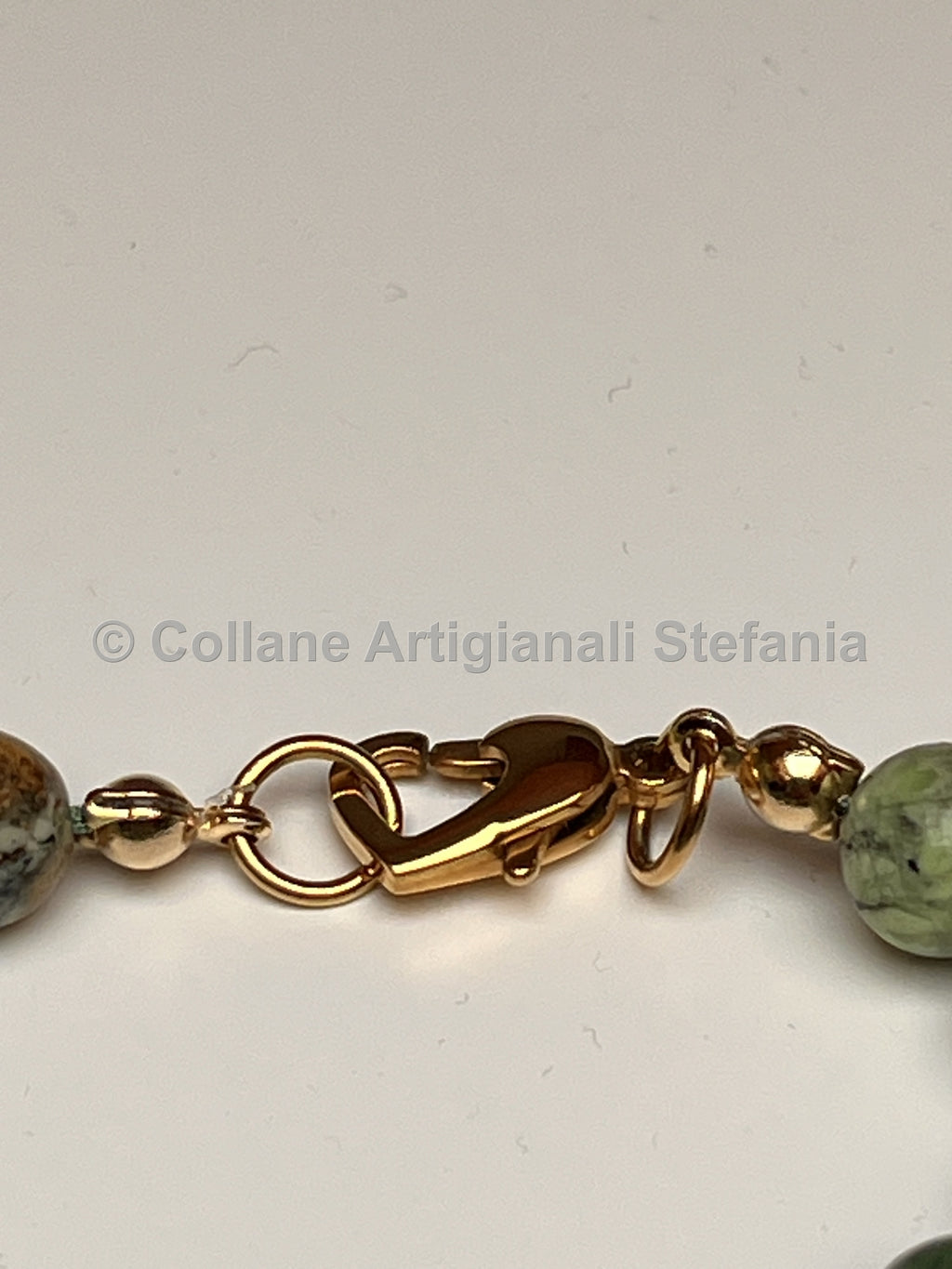 Collana artigianale con Variscite di alta qualità