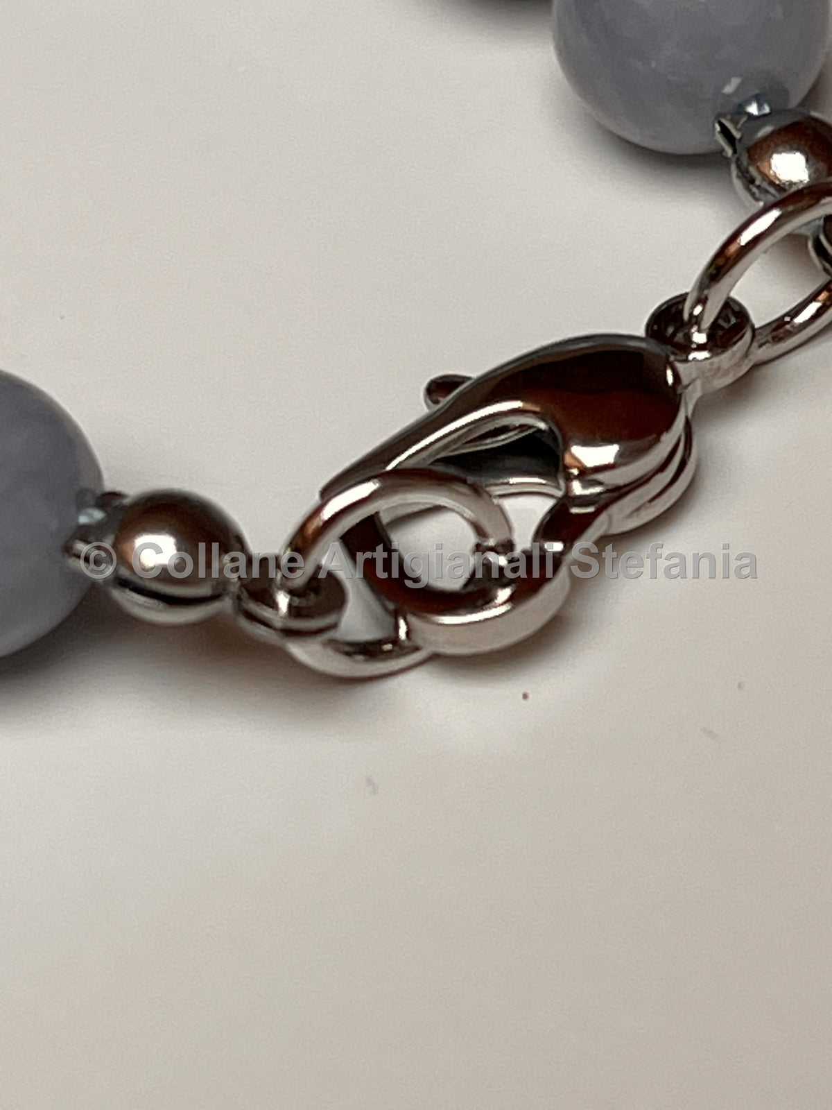 Collana artigianale con Angelite e Labradorite