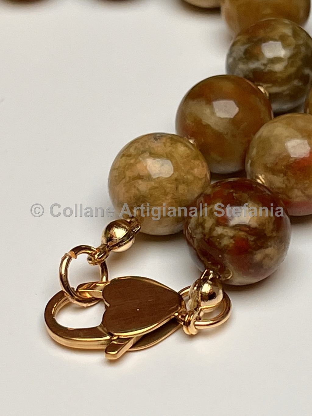 Collana artigianale di Serpentino verde