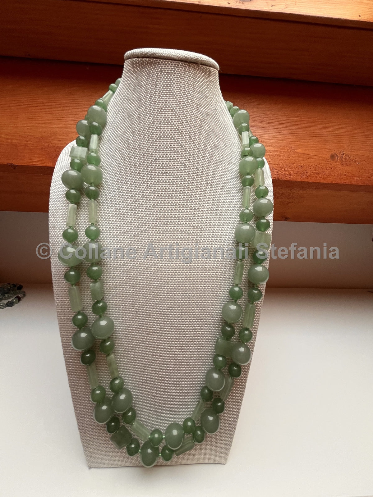 Collana con pietre dure di Avventurina