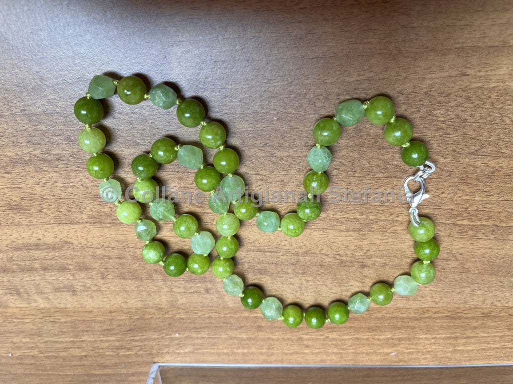 Collana con pietre dure di Peridoto