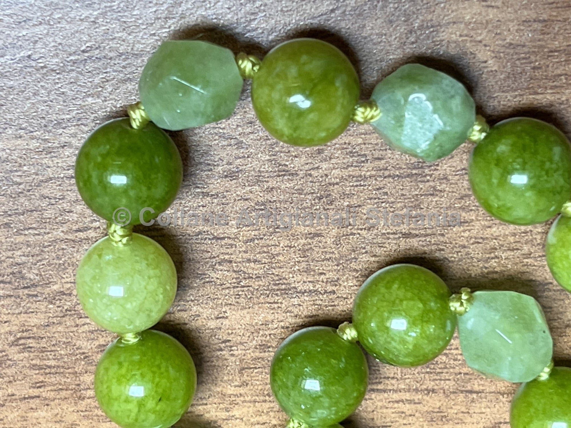 Collana con pietre dure di Peridoto