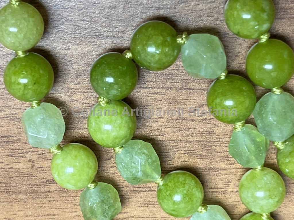 Collana con pietre dure di Peridoto