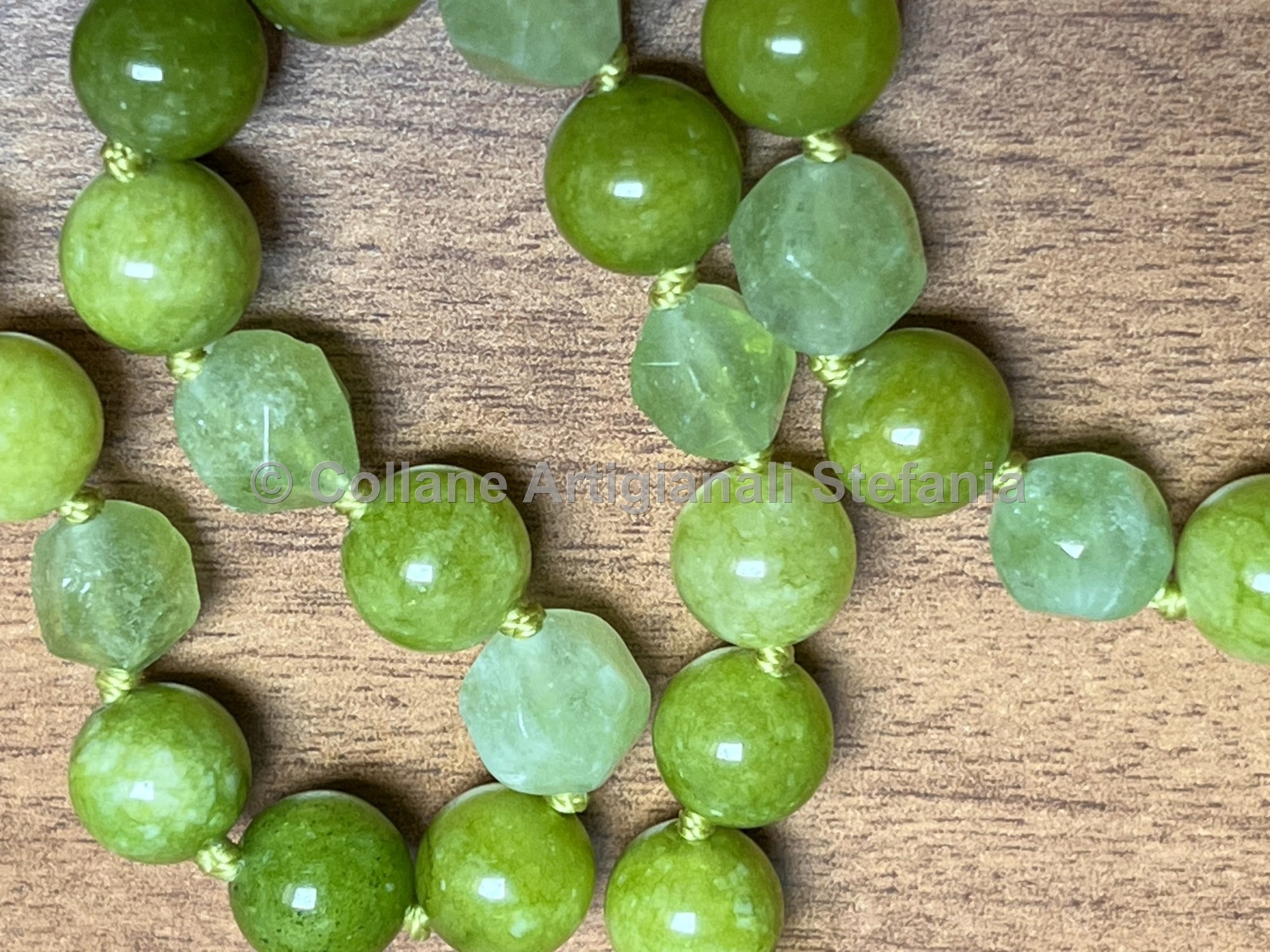 Collana con pietre dure di Peridoto