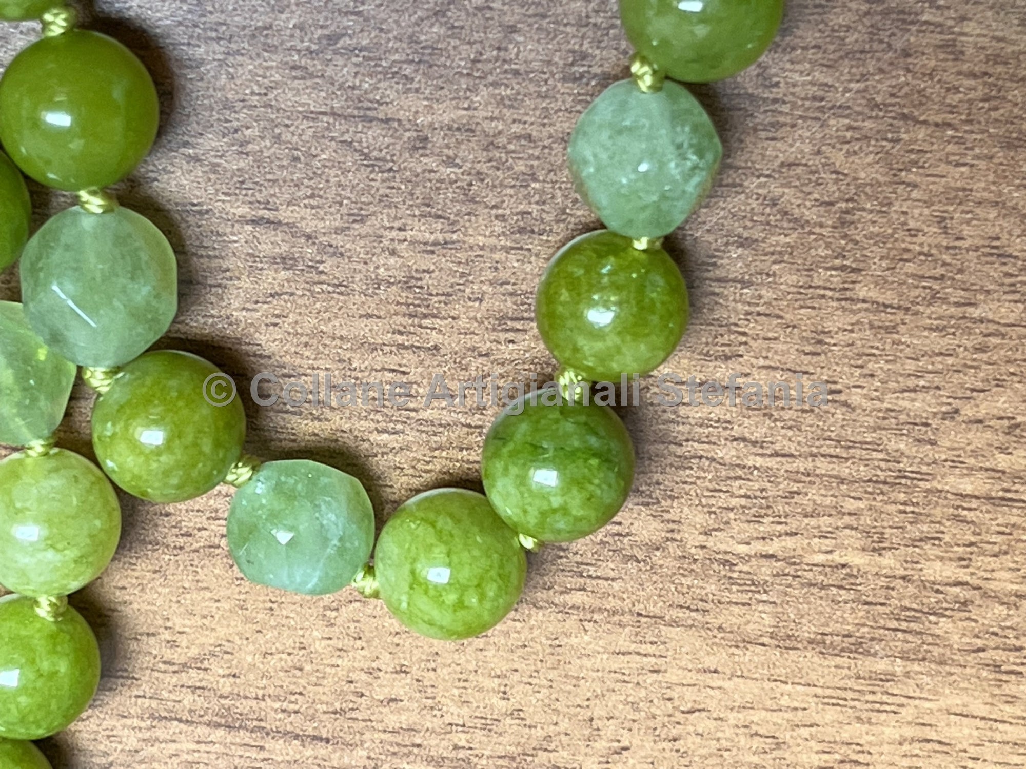 Collana con pietre dure di Peridoto