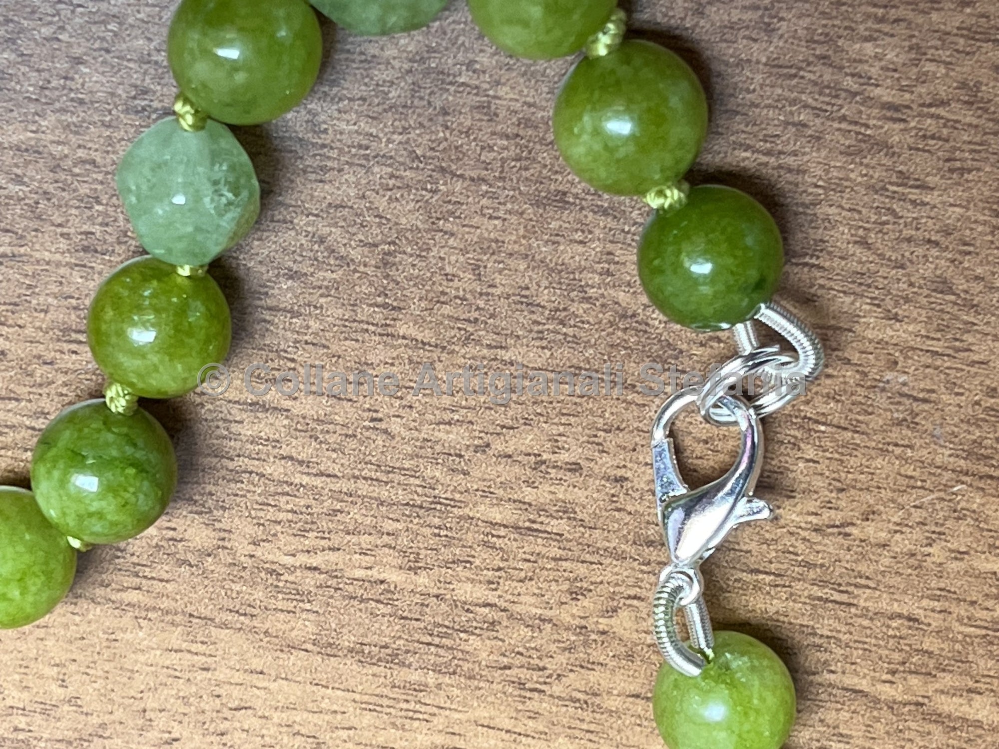 Collana con pietre dure di Peridoto