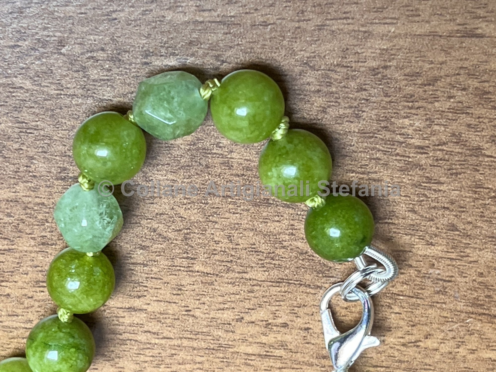 Collana con pietre dure di Peridoto