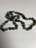 Collana con pietre dure di Turchese Africano