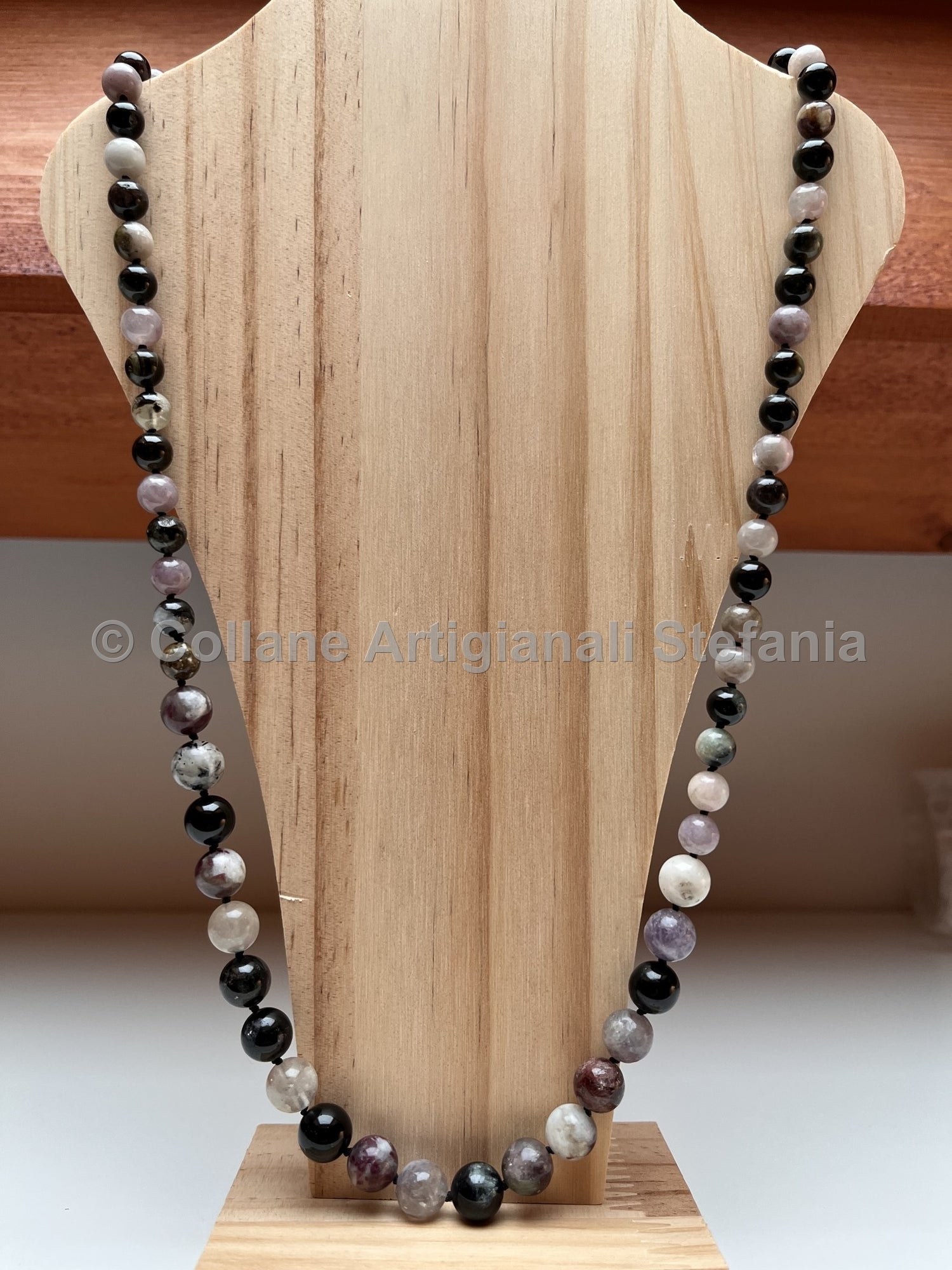 Collana con pietre dure di Tormalina di qualità