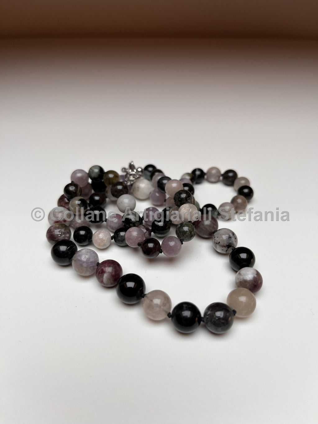 Collana con pietre dure di Tormalina di qualità