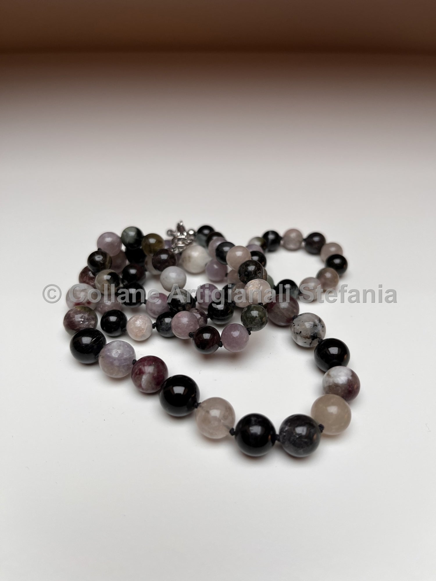 Collana con pietre dure di Tormalina di qualità