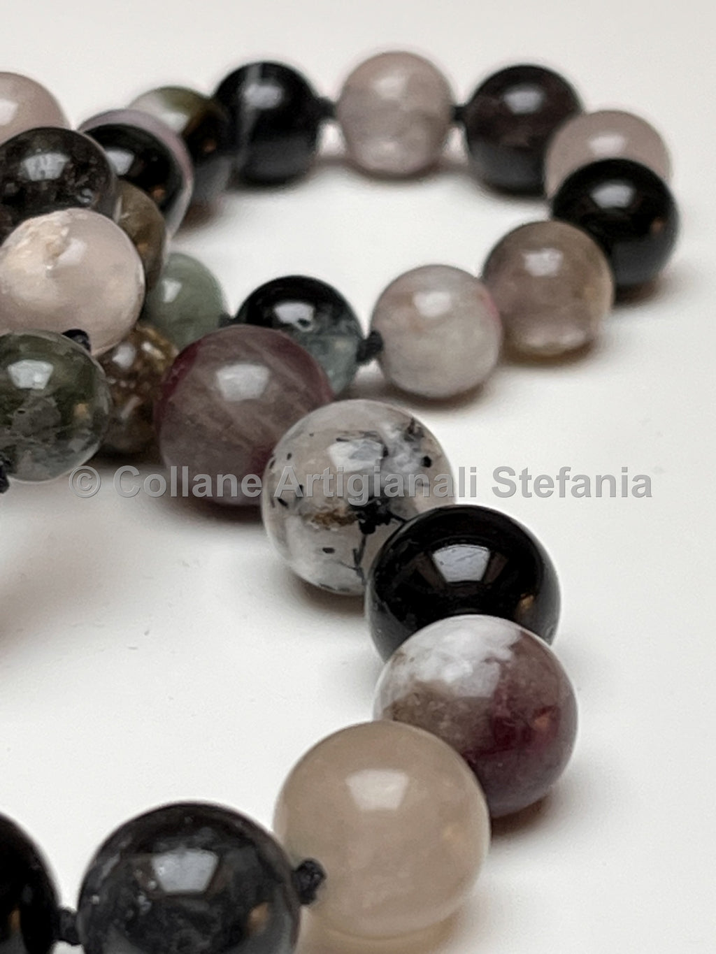 Collana con pietre dure di Tormalina di qualità