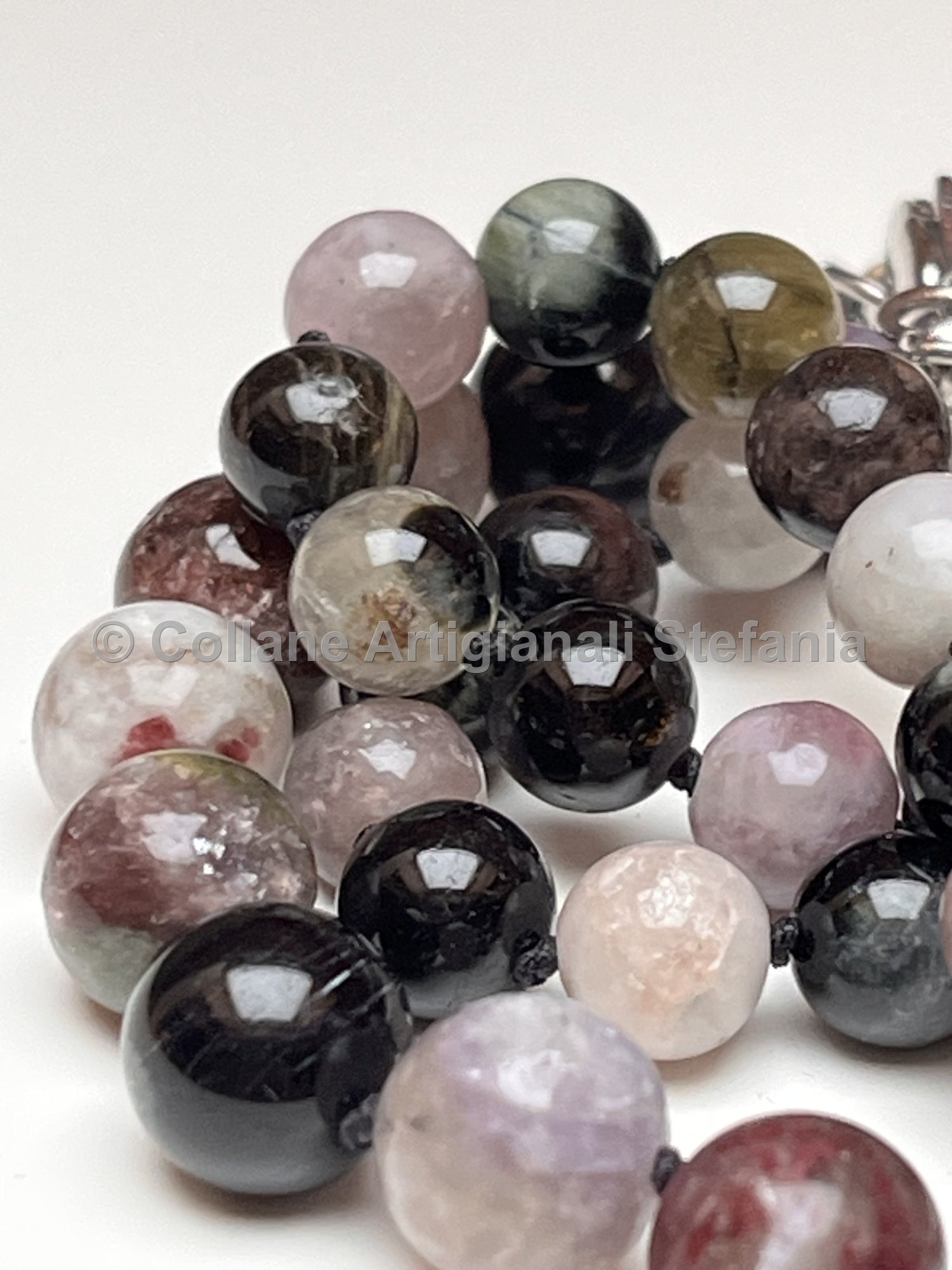 Collana con pietre dure di Tormalina di qualità
