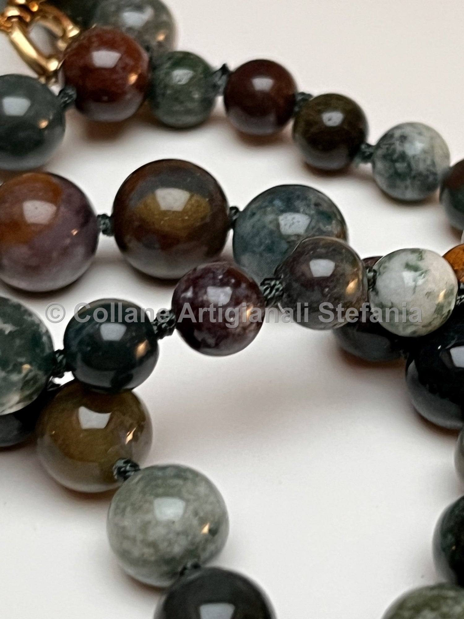 Collana con pietre dure di Agata Indiana