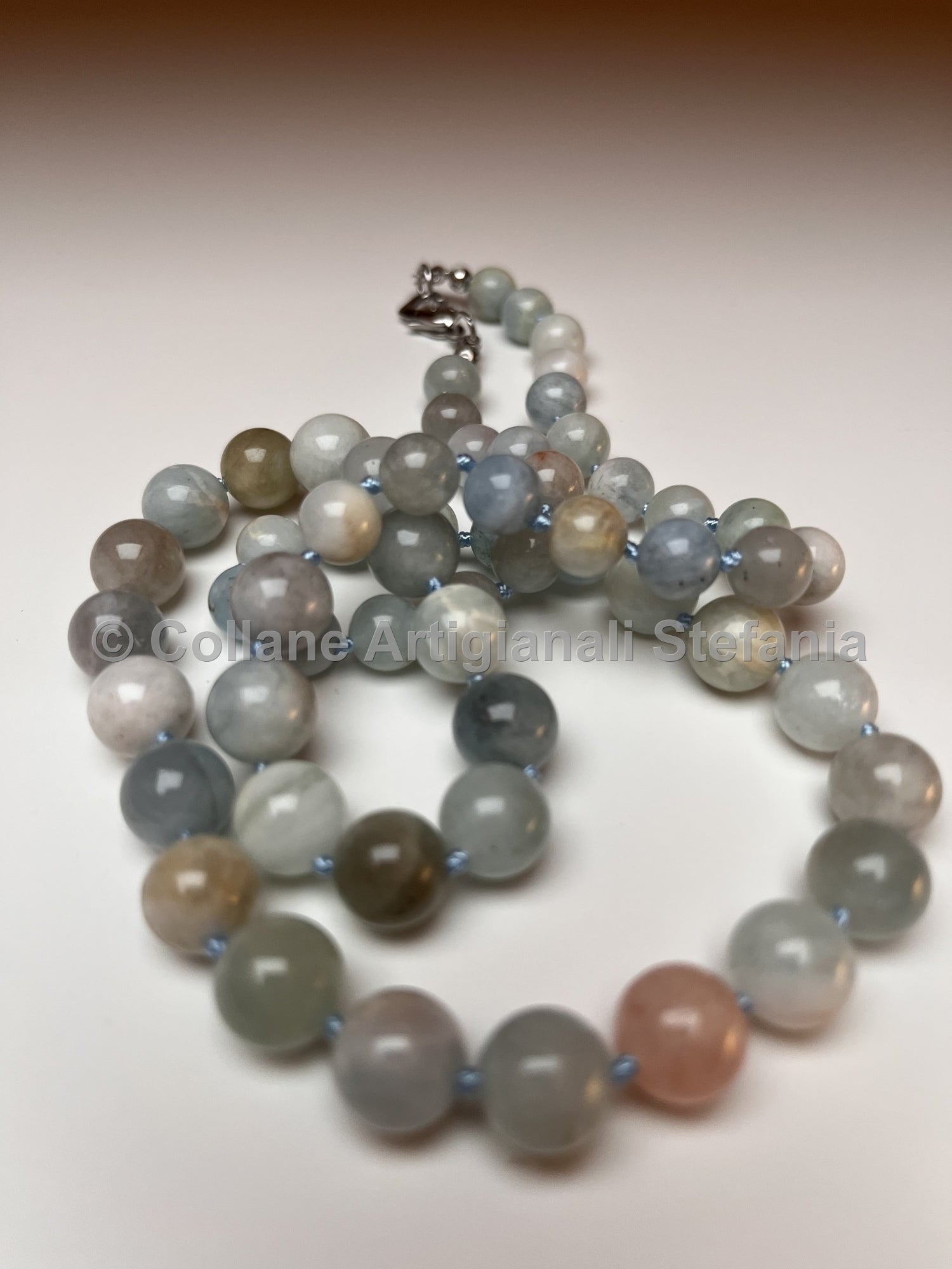 Collana con pietre dure di Acquamarina di qualità
