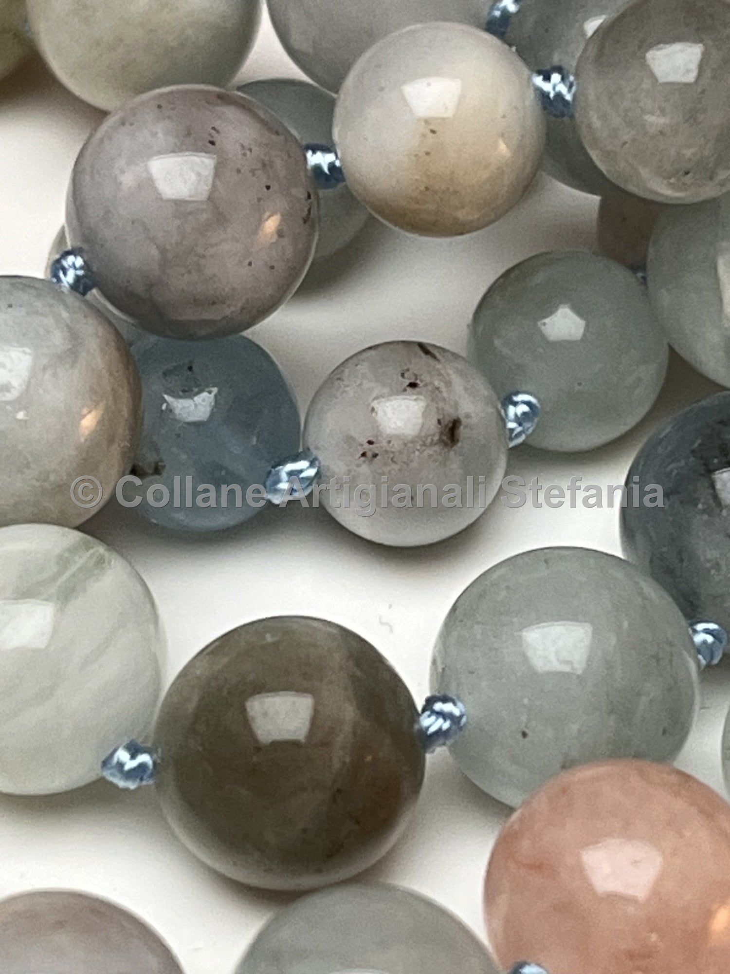 Collana con pietre dure di Acquamarina di qualità