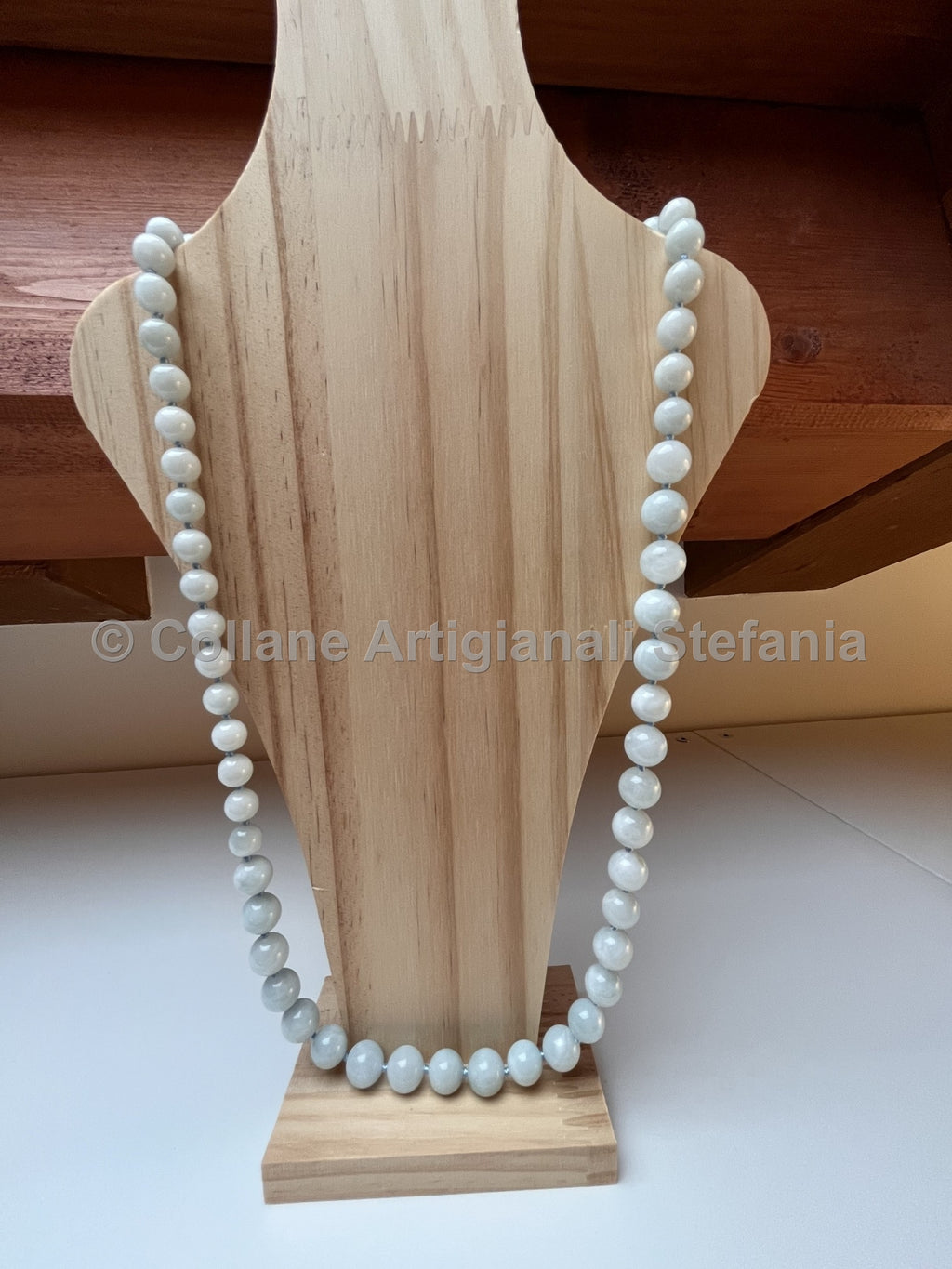 Collana con pietre dure di Acquamarina di qualità superiore.