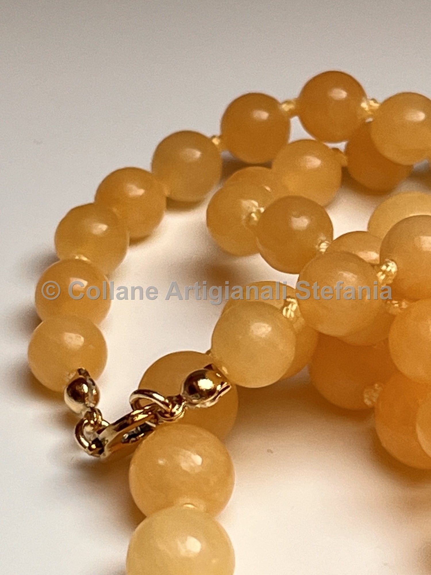 Collana con pietre dure di Giada
