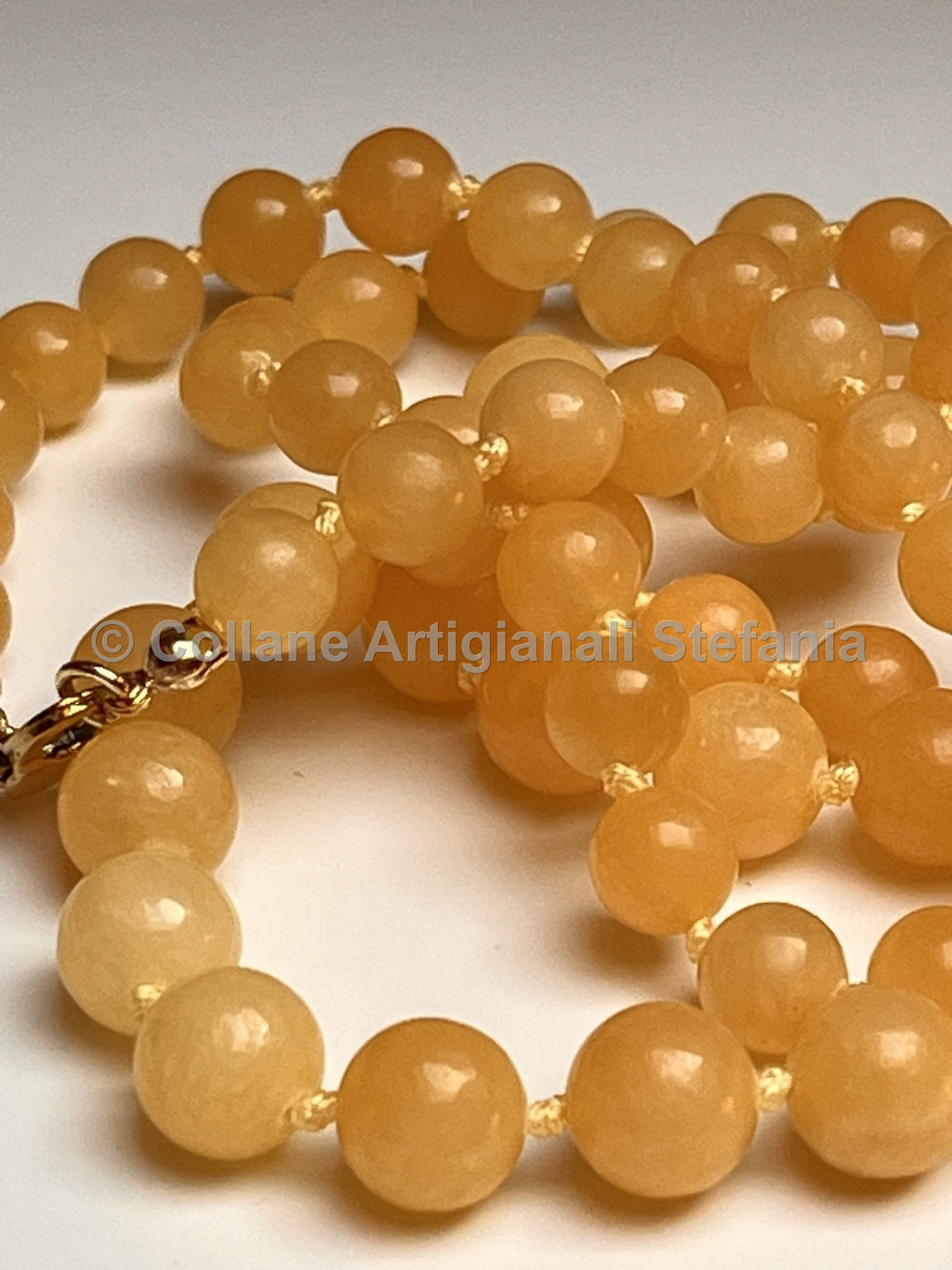 Collana con pietre dure di Giada