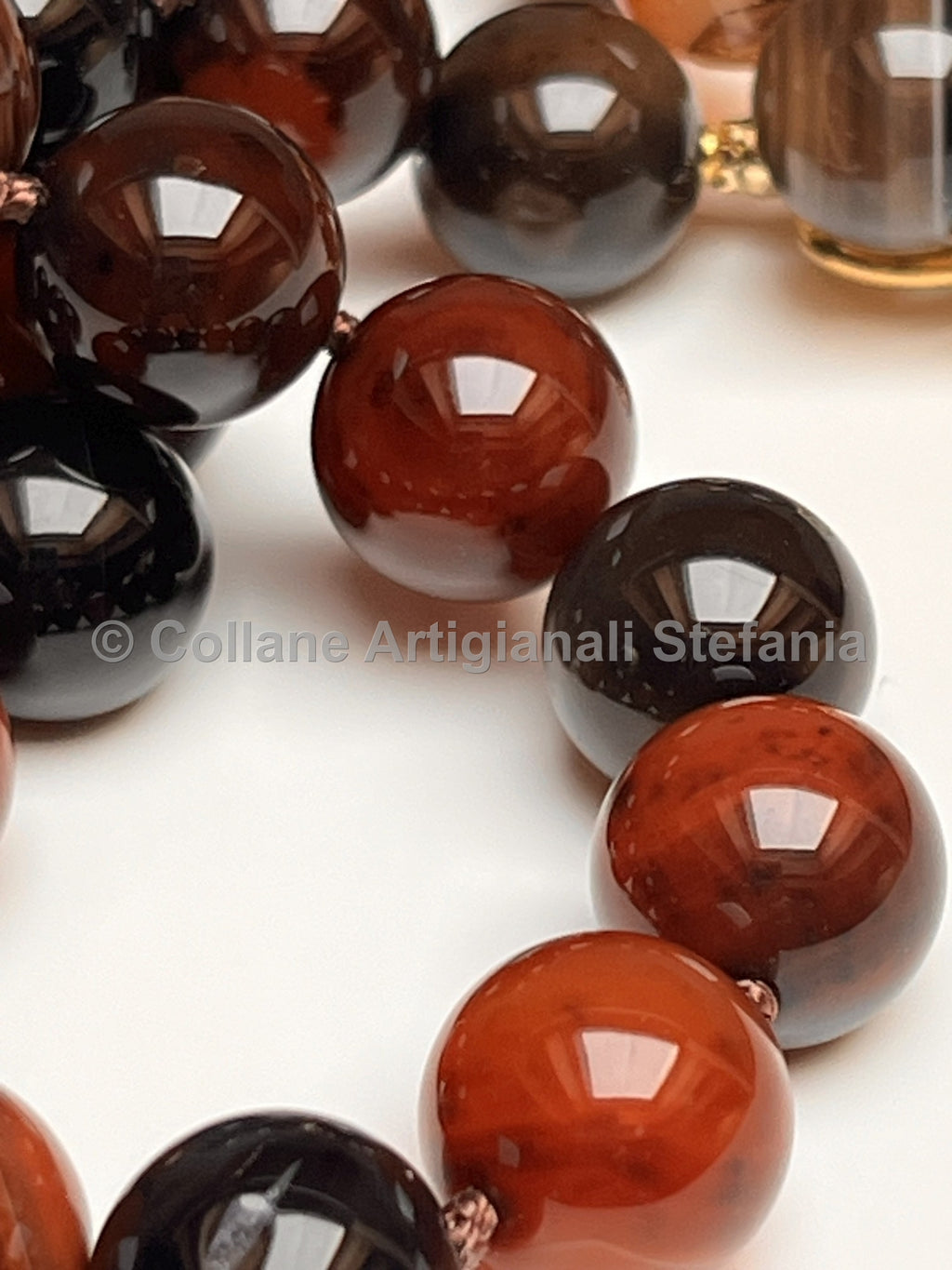 Collana con pietre dure di Dream Agate.