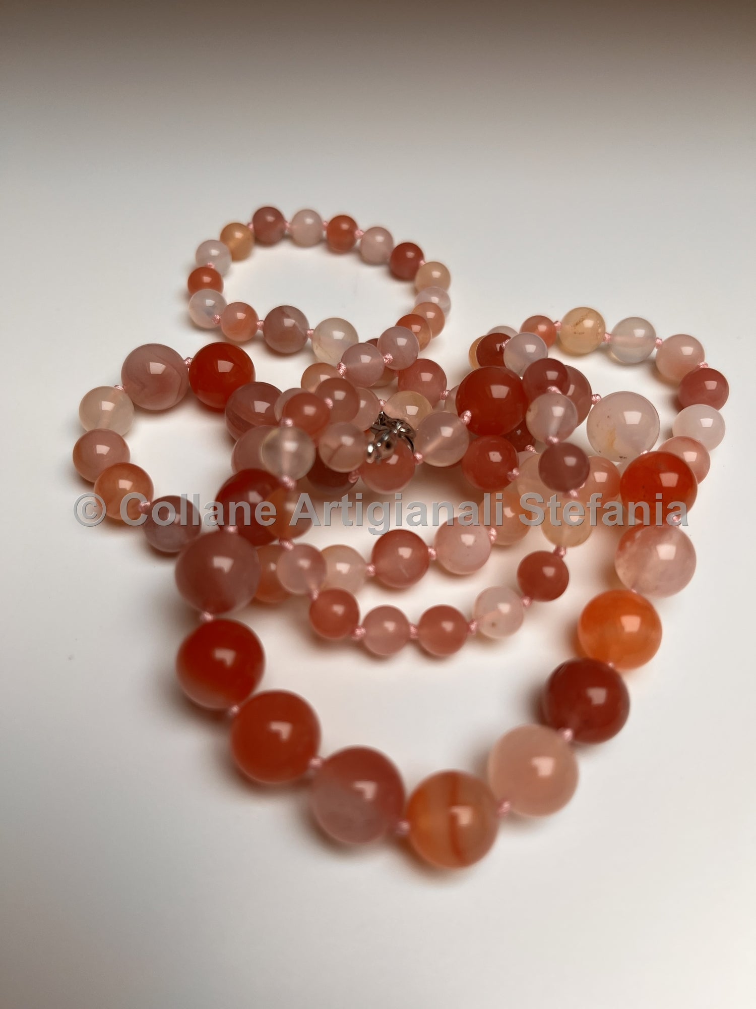 Collana con pietre dure di Agata Yanyuan di alta qualità