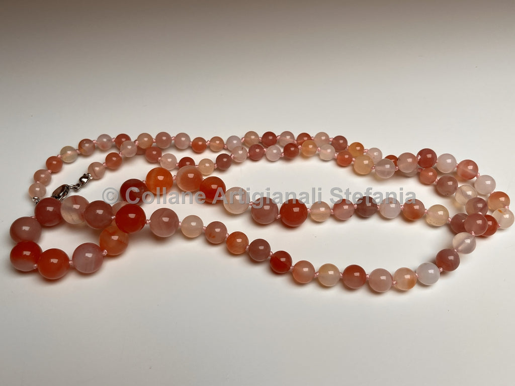 Collana con pietre dure di Agata Yanyuan di alta qualità