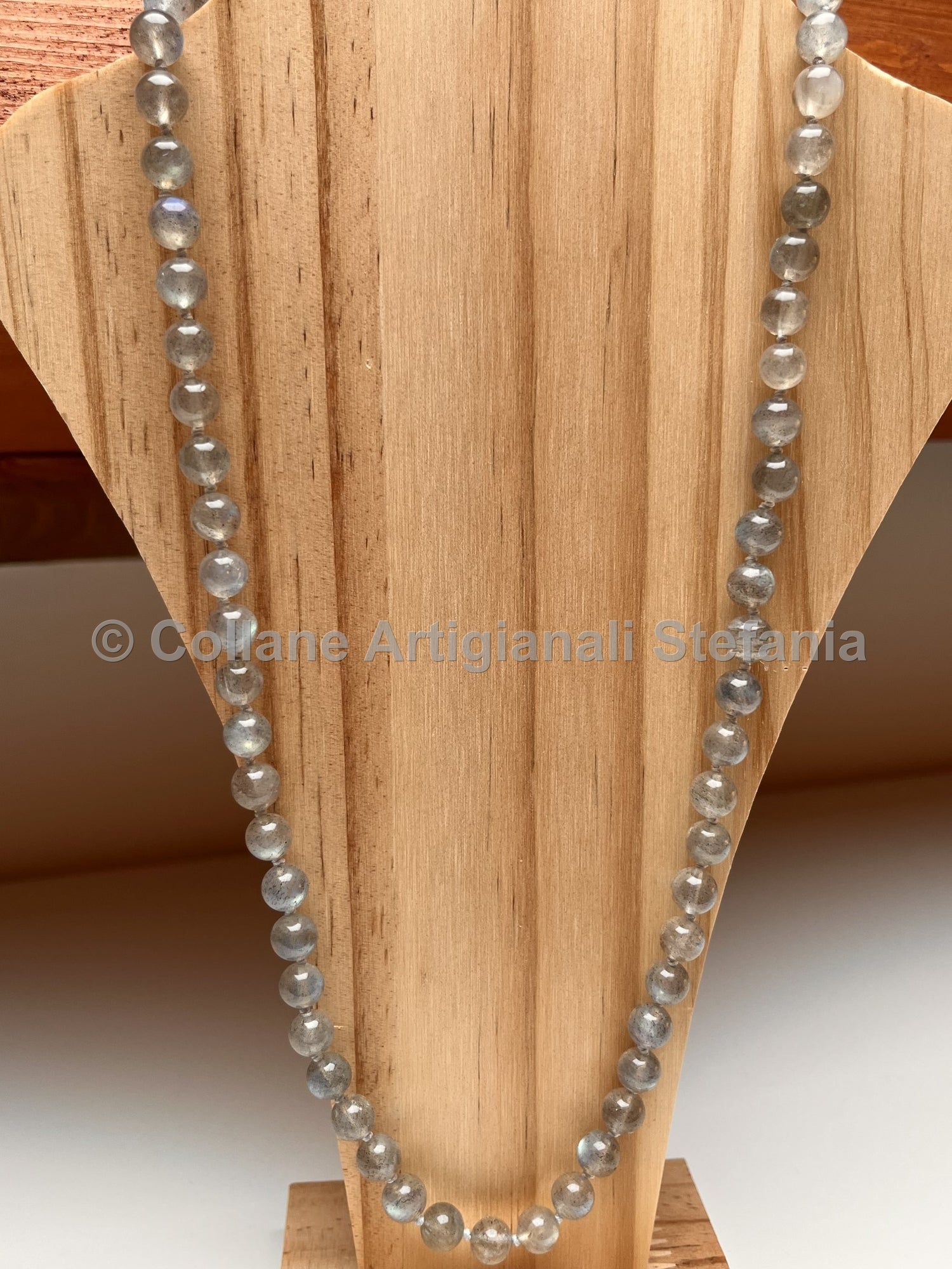 Collana con pietre dure di Labradorite di eccellente qualità