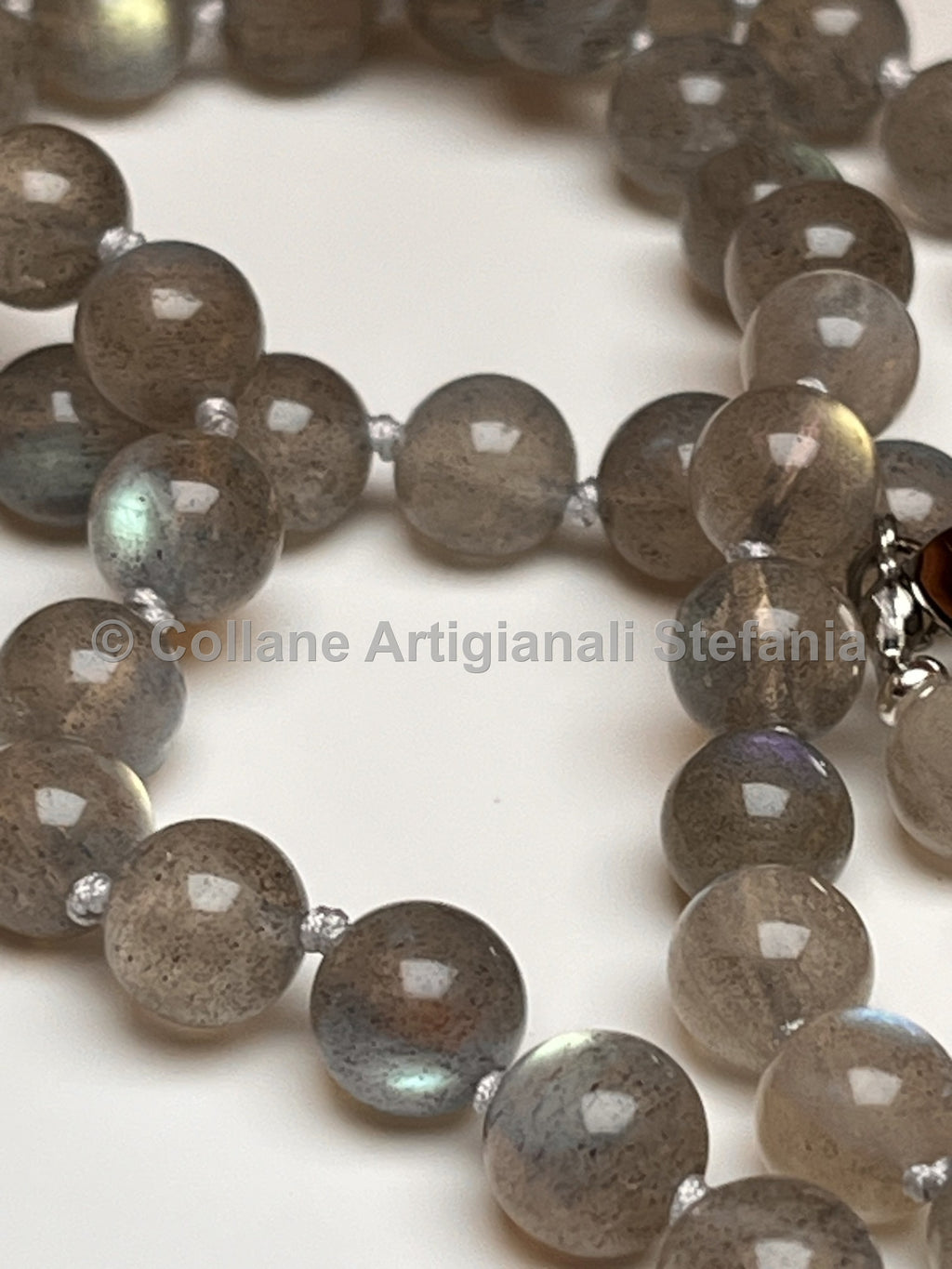 Collana con pietre dure di Labradorite di eccellente qualità