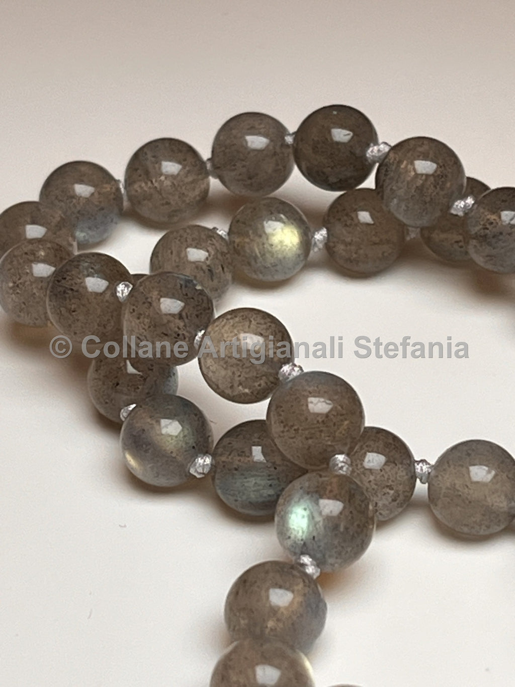 Collana con pietre dure di Labradorite di eccellente qualità