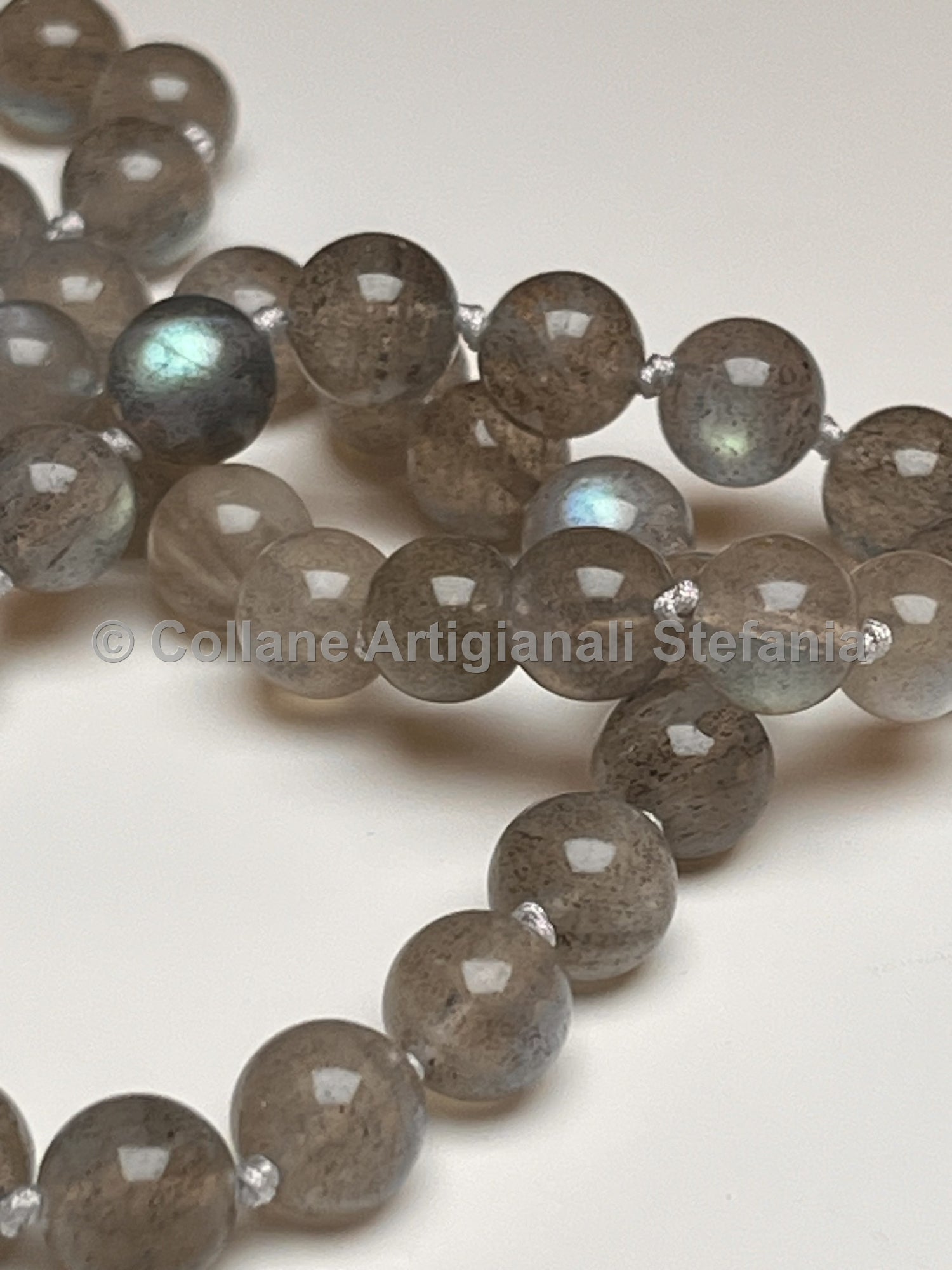Collana con pietre dure di Labradorite di eccellente qualità