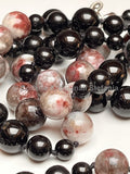 Collana con pietre dure di Tormalina Fiore di prugna